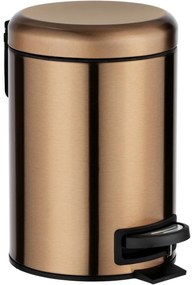 Wenko Leman 3 l pedálos szemetes, réz, 3 l