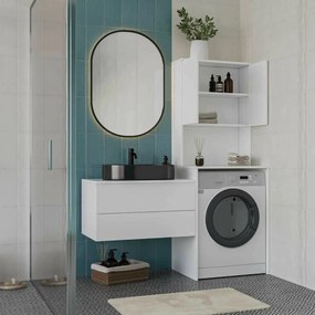 Szekrény a mosógép fölé Lisa White