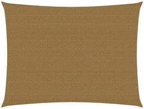tópszínű HDPE napvitorla 160 g/m² 2,5 x 4 m