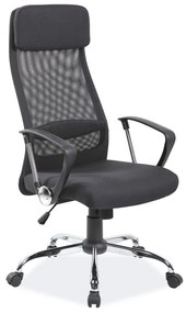 Zoom irodai szék, fekete
