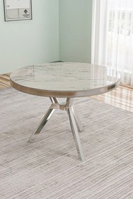 Mos - White Marble, Chrome