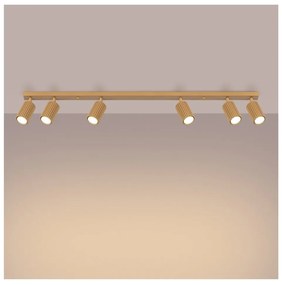 Aranyszínű spotlámpa 6,5x117 cm Gleam – Sollux