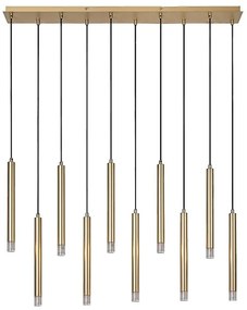 Rabalux 72365 - Csillár zsinóron RAMIRA 10xG9/5W/230V arany