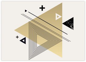 Kép - Geometriai formák N⁰4 (70x50 cm)