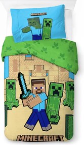 Minecraft Sand Castles ágyneműhuzat 140×200cm, 70×90 cm