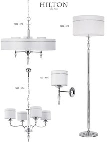 Jupiter 1426- Csillár láncon HILTON 6xE27/60W/230V