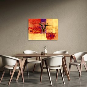 Kép - Afrikai istennő (üvegen) (70x50 cm)