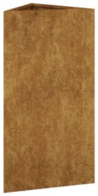corten acél kerti növénytartó 40x34,5x75 cm