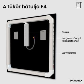 Tükör LED világítással F4