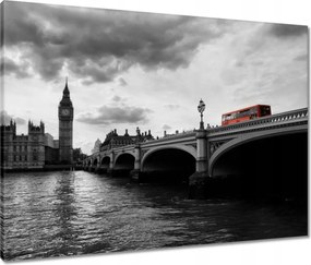 Vászonkép 80x60 Big Ben híd Anglia