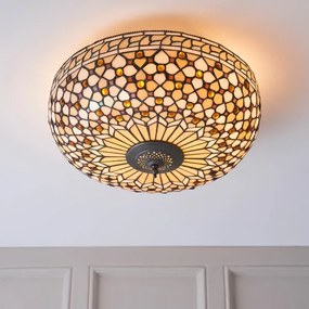 Endon 64276 - Mennyezeti lámpa Tiffany MILLE FEUX 2xE27/60W/230V átm. 45 cm