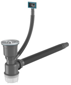 Erga HD, 1 kamrás acél mosogató 480x450x210 mm, acél, ERG-MLS-HD4845