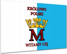 Vászonkép 100x70 Királynő Lengyel Üdvözöljük Önt