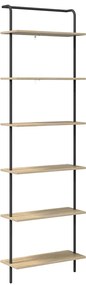 Könyvespolc sonoma tölgy 60 x 24 x 203 cm Faanyag