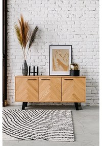 Deeb fekete alumínium gyertyatartó, magasság 20 cm - Bloomingville