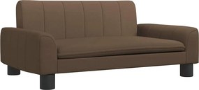 vidaXL barna gyerek szövetkanapé 70 x 45 x 30 cm