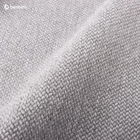Világosszürke kárpitozott franciaágy tárolóhellyel, ágyráccsal 180x200 cm Arendal – Cosmopolitan Design