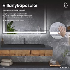 Tükör LED világítással F2