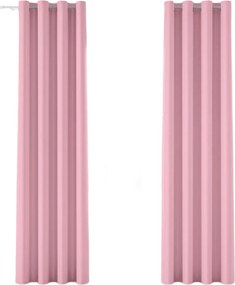 Függöny huzat 140x260 Ella rózsaszín 1 db