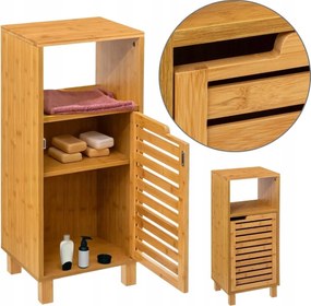 Fürdőszobai polc Mdf Zárható szekrény Fürdőszoba polc tágas elegáns