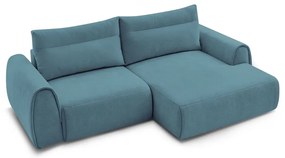 Kék sarokkanapé Aden – Bobochic Paris