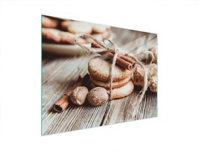 Üveg Vágódeszka 40x30 Fahéj Edzett Üveg