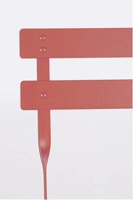 Terrakotta színű acél kétszemélyes kerti étkezőgarnitúra Austin – Bizzotto