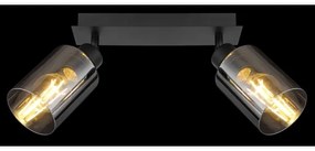 Globo 15465-2 - Spotlámpa HADERA 2xE27/15W/230V