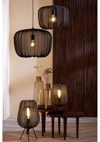 Fekete függőlámpa textil búrával ø 40 cm Plumeria – Light &amp; Living