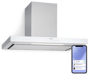 Klarstein Alinea 90, Smart, páraelszívó, 90 cm, falra szerelhető, WiFi, A++, 500 m³/h, érintőképernyő