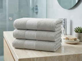 Fürdőlepedő CARRARA 70x140 cm világosszürke, 100% pamut