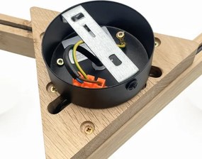 Felületre szerelhető csillár ANTONIO 3xG9/5W/230V tölgy/fehér