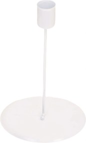 Gyertyatartó matt fehér, Ø2,1 cm H15 cm