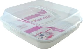 Tároló doboz Sütemény Négyzet alakú torta tartóval