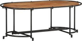 vidaXL tömör akácfa dohányzóasztal 110 x 55 x 40 cm