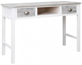 szürke fa íróasztal 110 x 45 x 76 cm