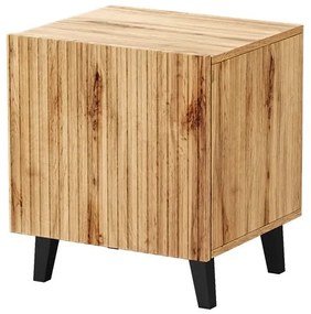 KÉSZLET 2x Éjjeliszekrény VAMOS 52x45 cm wotan tölgy