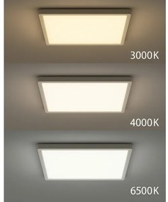 LED mennyezeti lámpatest LED/24W/230V 3000/4000/6500K 30x30 cm fehér