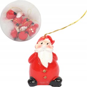 6 db-os Mikulás Medál szett karácsonyi dekoráció