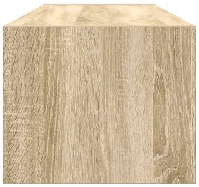 sonoma tölgy színű szerelt fa TV-szekrény 100x31x25,5cm