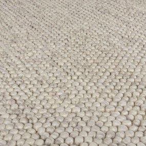 Világosszürke kézi szövésű gyapjúkeverék futószőnyeg 60x230 cm Minerals – Flair Rugs