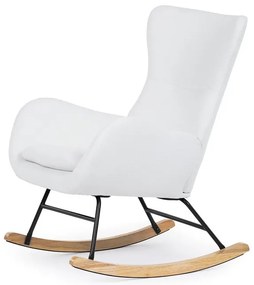 Fehér Szövet Hintaszék. AK-376 WT2