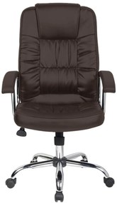 Ergonomikus irodai szék, Bedora Abraj, ökológiai bőr, barna