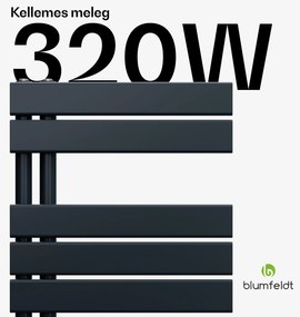 Blumfeldt Fairmont radiátor, 45 x 80 cm, falra szerelhető, modern kivitel, meleg víz