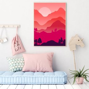Poszter - Hegyi táj (A4)