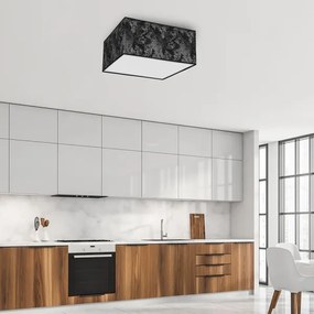 Mennyezeti lámpa SATINO 2xE27/60W/230V fekete/ezüst