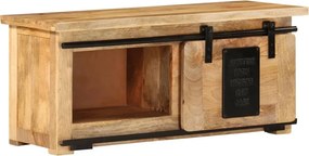 vidaXL tömör mangófa TV-szekrény 90 x 35 x 40 cm