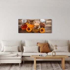 Kép - Csendélet mézes csészékkel (120x50 cm)