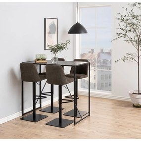 Antracitszürke állítható magasságú bárszék (ülésmagasság 78,5 cm) Avanja – Actona