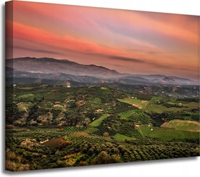 Vászonkép Természet Panoráma Hegyek Nyugat 40x30